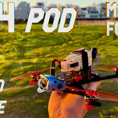 Giá đỡ DJI O4 Pro/Lite: FPV Max-FOV, gần như mọi quad/nghiêng/ND