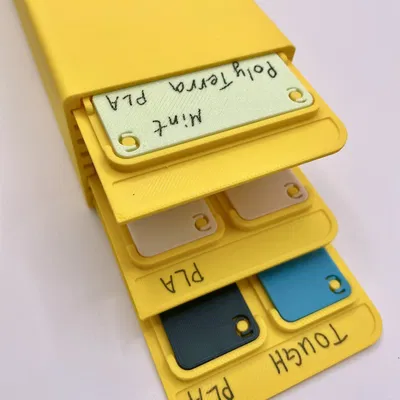 Giá đỡ và hộp lưu trữ mẫu filament cho 80 mẫu