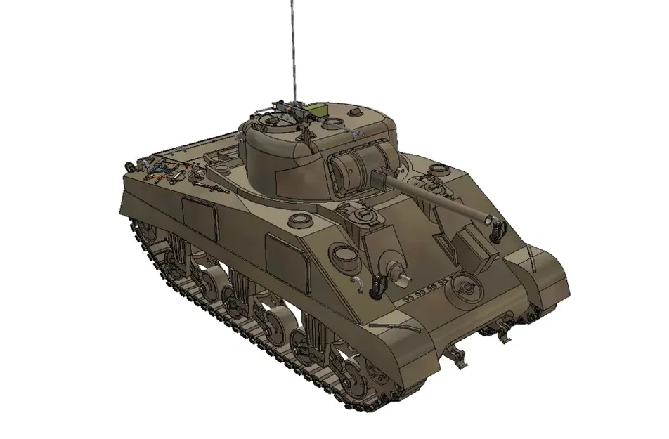 Xe tăng hạng trung M4 Sherman của Quân đội Hoa Kỳ - Image 1