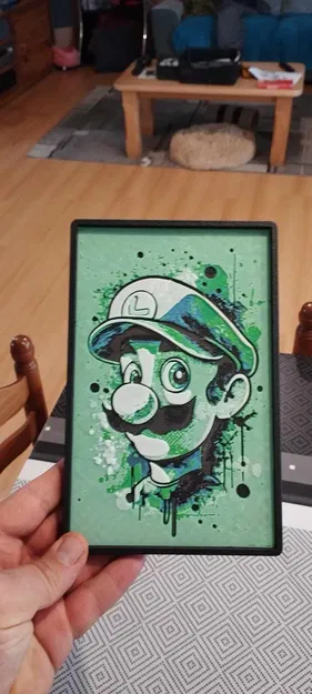 Khung tranh 125x200 cho bức họa Luigi (HueForge) - Image 1