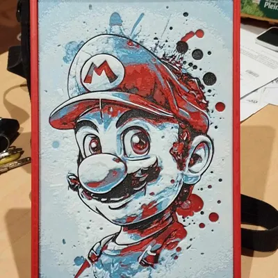 Khung tranh 150x240 cho bức tranh Mario