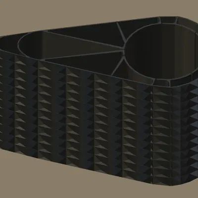 Giá đỡ cửa mạnh mẽ in theo chế độ bình hoa