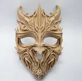 Mặt Nạ Ma Thuật Cổ Tích Chạm Khắc Gỗ - Thumbnail 3