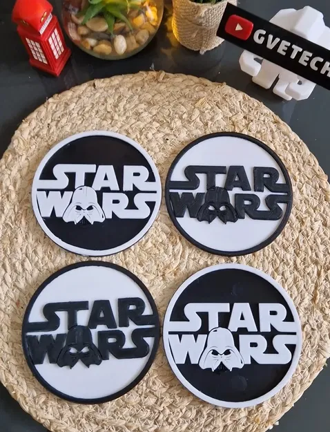 Đế lót ly chủ đề Star Wars cho tín đồ phim khoa học viễn tư... - Image 1