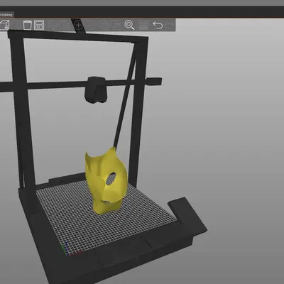 Mô hình máy in Elegoo Neptune 4 MAX cho xem trước slicer