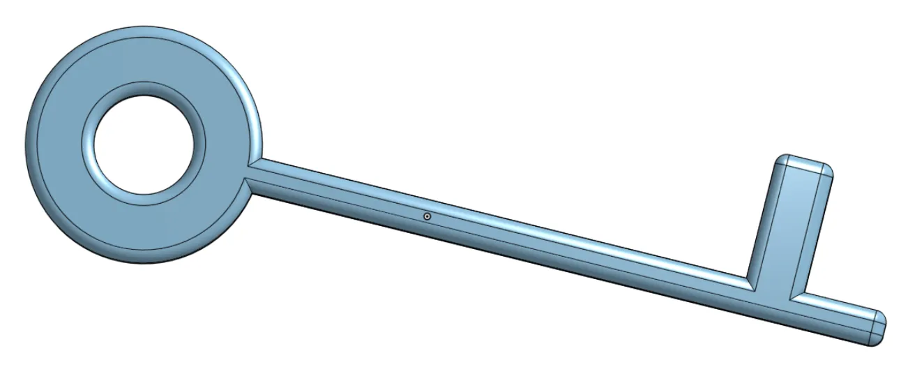 Chìa khóa nông dân đơn giản cho cửa kho barn - Image 1