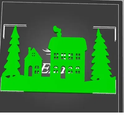 Vật trang trí Giáng sinh cho cửa sổ