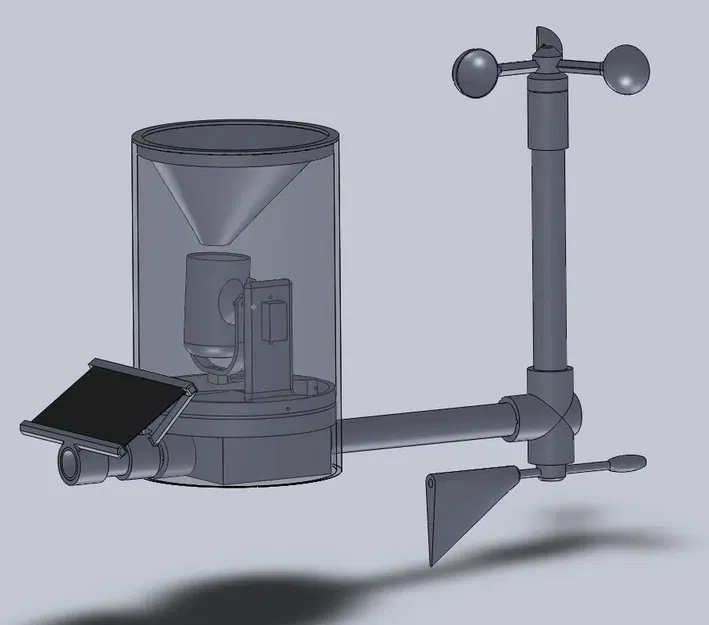 Cảm biến mưa cân bằng cho trạm khí tượng - Image 2