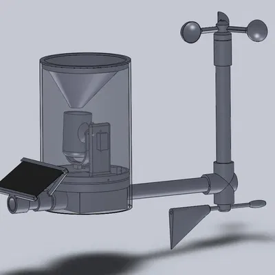 Cảm biến mưa cân bằng cho trạm khí tượng