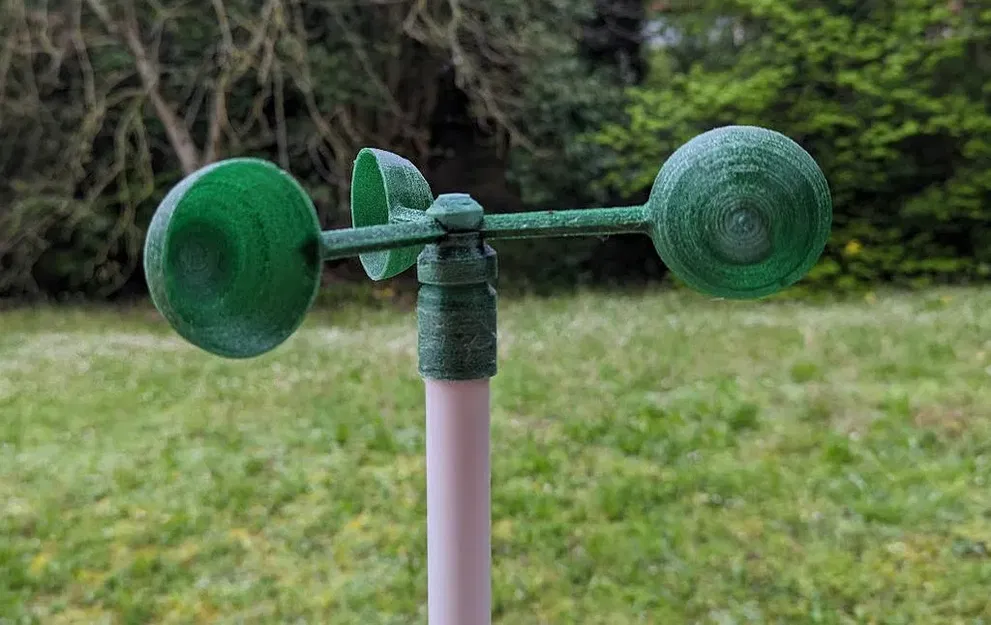 Trạm khí tượng Rezodo: cảm biến gió anemometer - Image 1