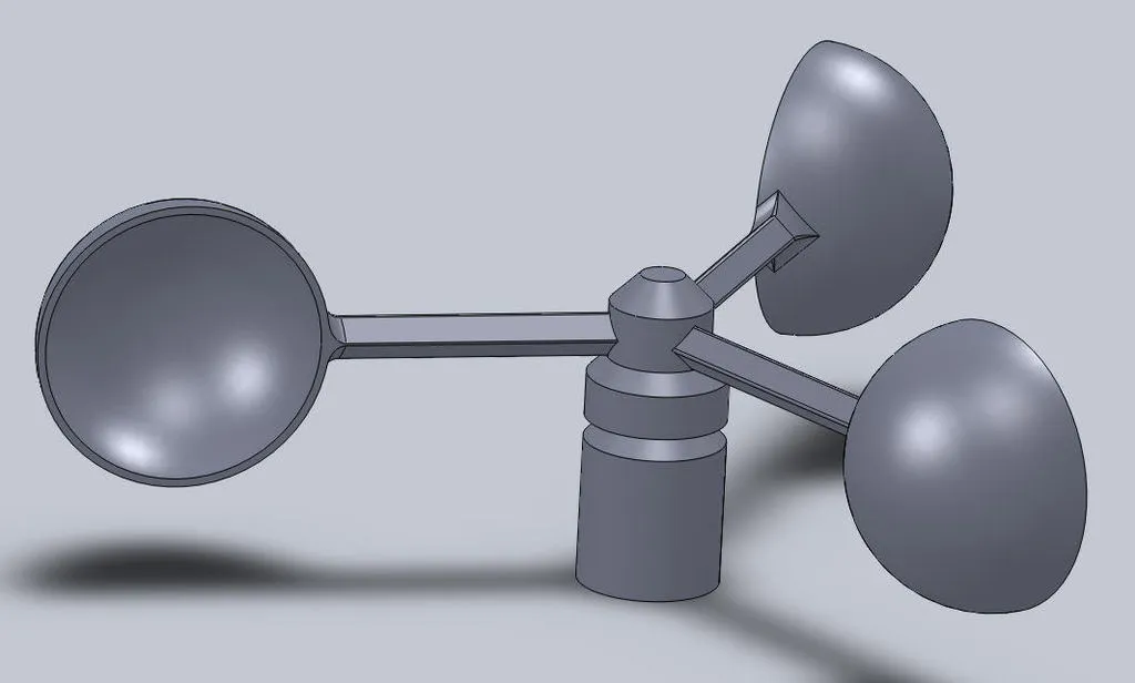 Trạm khí tượng Rezodo: cảm biến gió anemometer - Image 5