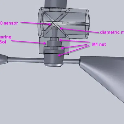 Cảm biến hướng gió cho trạm thời tiết Rezodo
