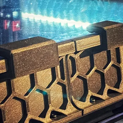 Kẹp Tấm Che Trên Voron 2.4 / Trident Top Hat Không Cần Phần Cứng