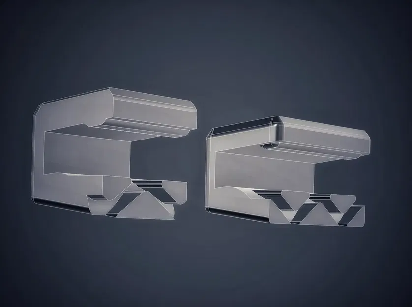 Kẹp Tấm Che Trên Voron 2.4 / Trident Top Hat Không Cần Phần Cứng - Image 3