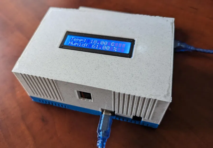 Hộp đựng Arduino Uno, Breadboard và Cảm biến Nhiệt độ Độ ẩm DHT11 - Image 2