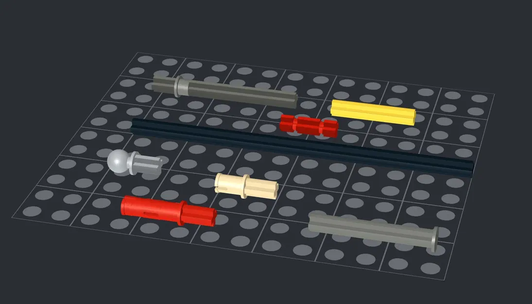 Trục Technic LEGO Brick (LEGO Thật) - Image 2