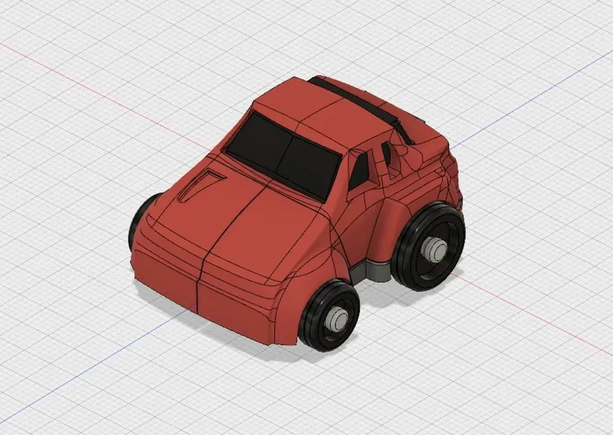 Robot biến hình xe hơi thập niên 80 có nắp chụp bánh xe - Image 4