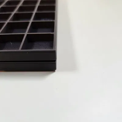 Khay phân loại và đếm chồng lên nhau với 100 ngăn