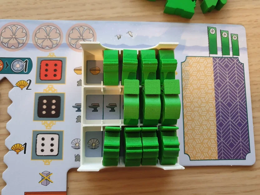 Hộp lưu trữ meeple cho trò chơi The White Castle - Image 1
