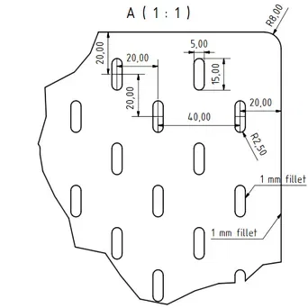 Tái tạo Pegboard Ikea Skadis 200x200mm