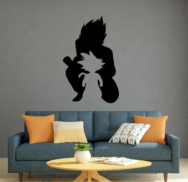 Tranh Goku, Trang Trí Tường DBZ, Tranh Nghệ Thuật, DragonBall Z - Image 1