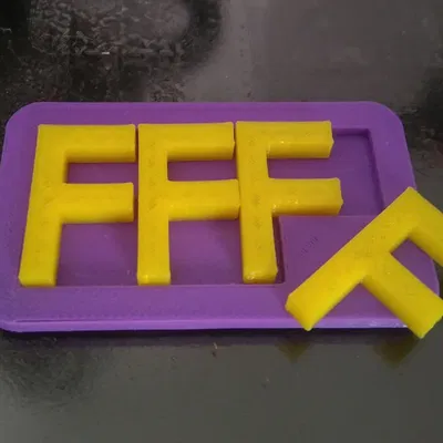 F-Puzzle 4 chữ F lắp ghép thú vị