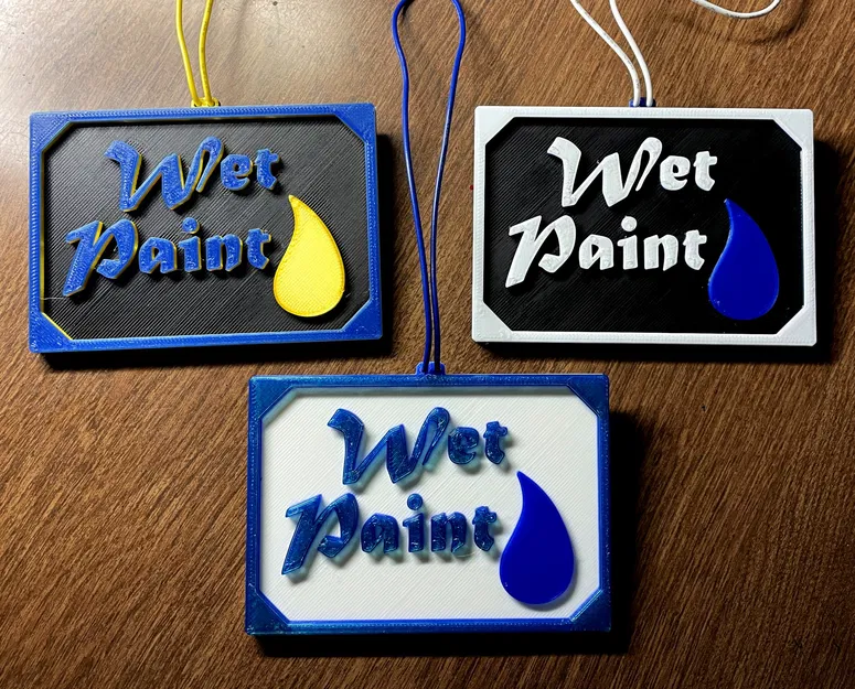 Biển báo sơn ướt để cảnh báo người qua lại - Image 2