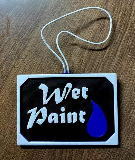 Biển báo sơn ướt để cảnh báo người qua lại - Image 3