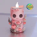 Chân Nến Valentine Dễ Thương (có chỗ giấu thư)-Serev3D - Thumbnail 2