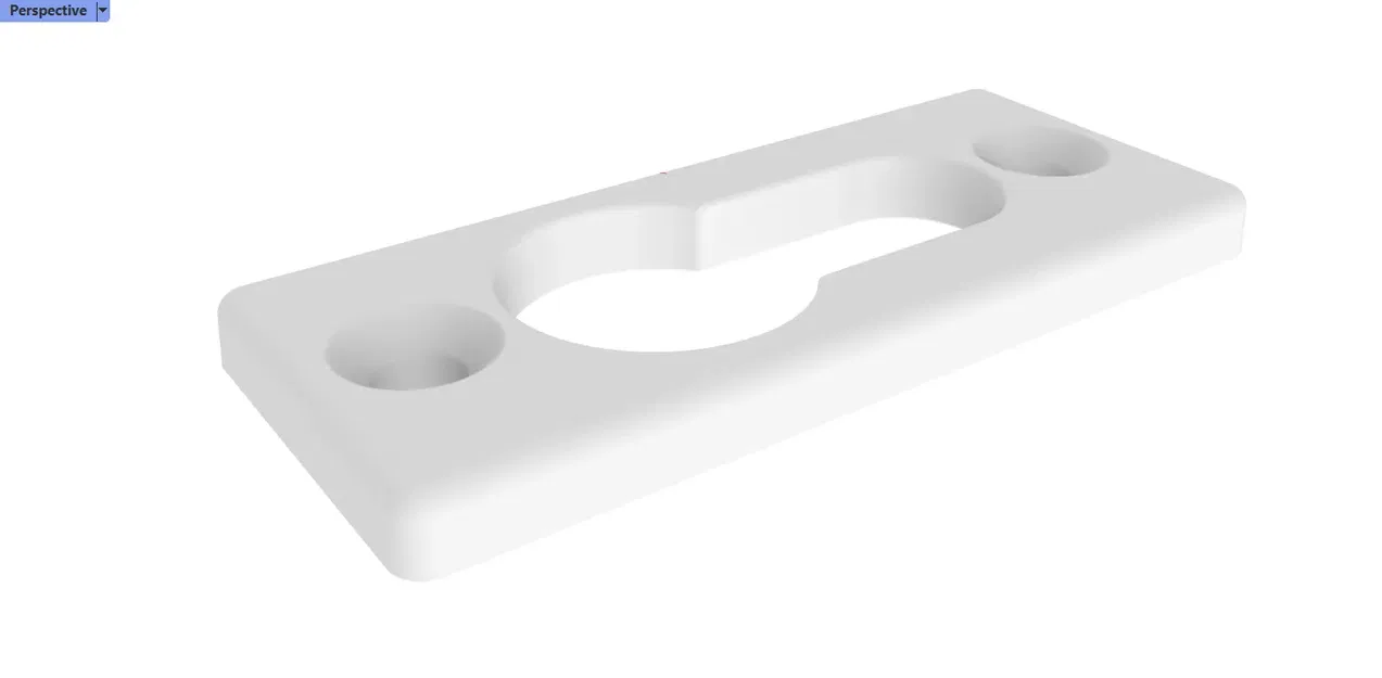 Nắp khóa cho lỗ khóa với khoảng cách 46mm - Image 2