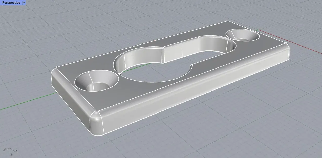 Nắp khóa cho lỗ khóa với khoảng cách 46mm - Image 5