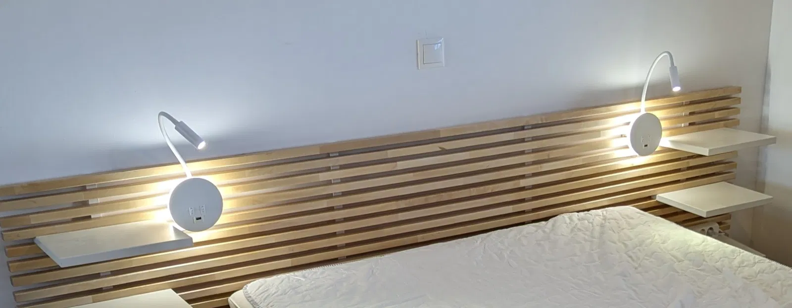 Kẹp gắn đầu giường Ikea Mandal không cần khoan - Image 4