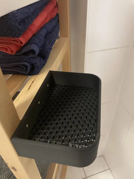 Kệ nhà tắm nhỏ không bụi bẩn gắn tường - Image 2