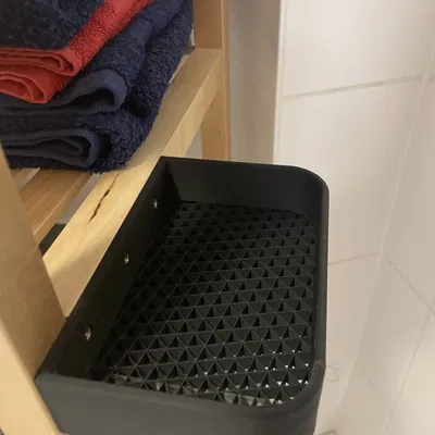 Kệ nhà tắm nhỏ không bụi bẩn gắn tường