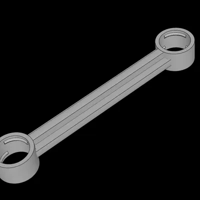 Khớp Nối Vô Lăng Lego Technic 6L Loại 1 (2739a.dat)