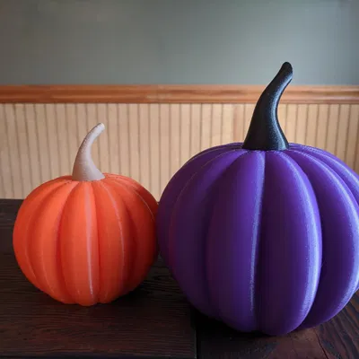 Bí ngô đa vật liệu với cuống in 3D