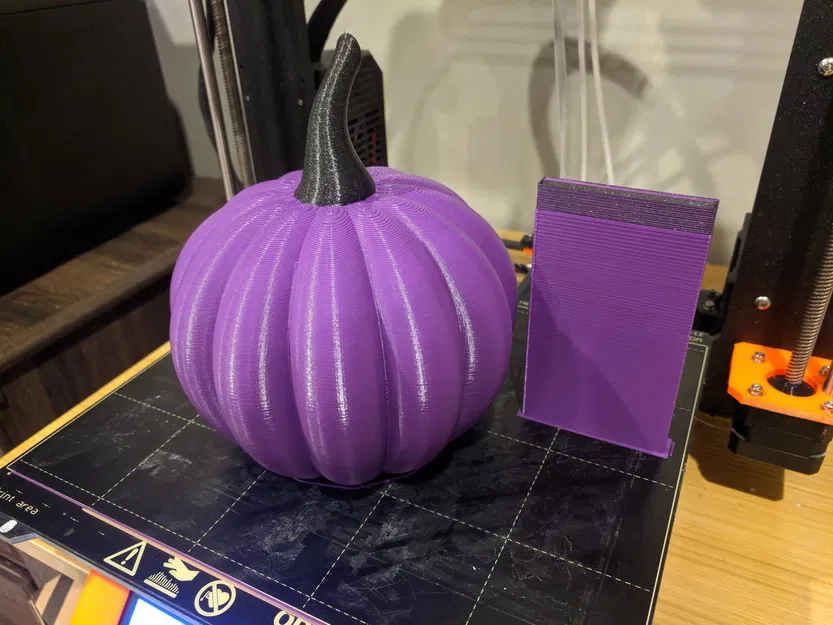 Bí ngô đa vật liệu với cuống in 3D - Image 3