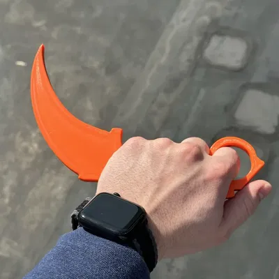 Dao Karambit Tập Luyện Airsoft - Dao Giả - Dễ In!