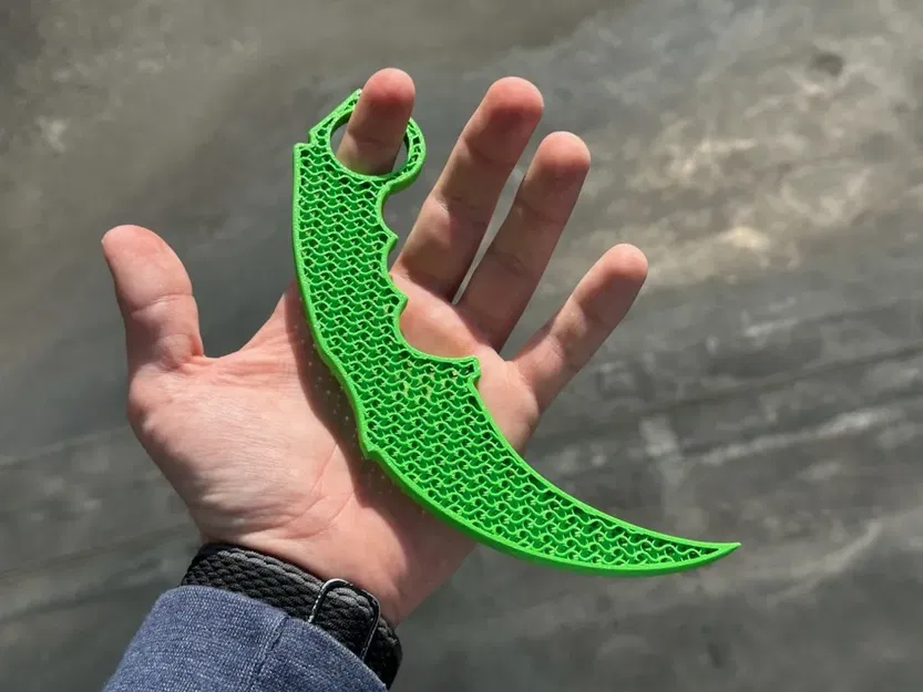 Dao Karambit Tập Luyện Airsoft - Dao Giả - Dễ In! - Image 5