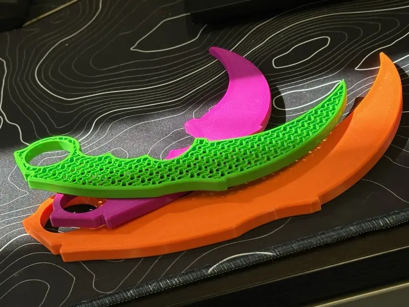 Dao Karambit Tập Luyện Airsoft - Dao Giả - Dễ In! - Image 7