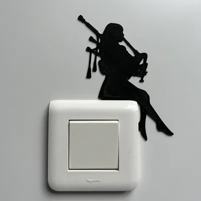 Trang Trí Công Tắc Đèn Tường Số 3