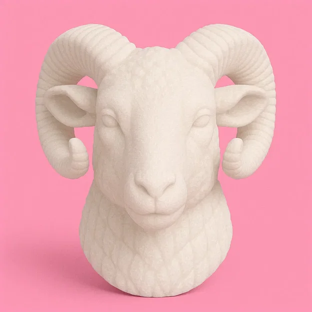 Mô Hình Đầu Dê (Cừu) 12 Con Giáp Trung Hoa - Image 1