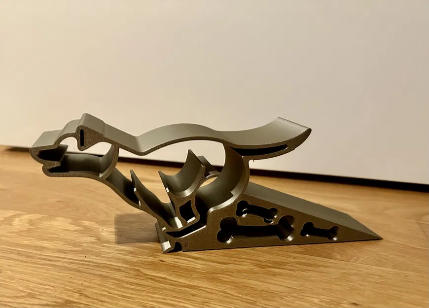 Đế chặn cửa hình chó chạy ngoài trời - Image 1