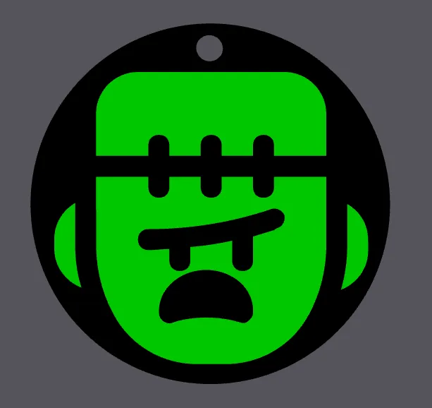 Móc khóa Frankenstein cho Halloween - Image 2