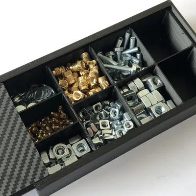 Hộp đựng ốc vít có nắp trượt | Hộp đựng ốc | Hộp chia ngăn đồ nhỏ