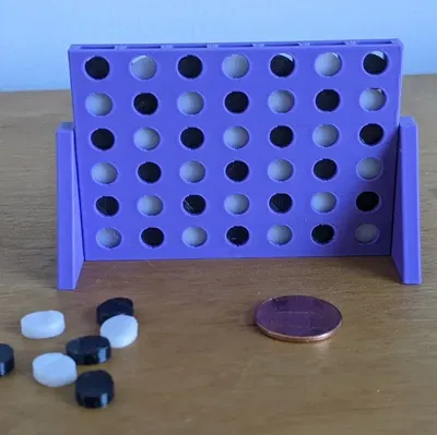 Trò chơi kết nối bốn mini kích thước hộp Altoid