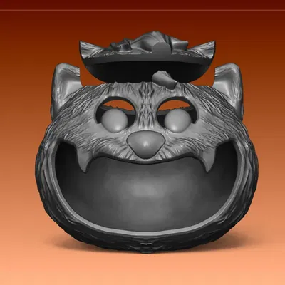 Đèn lồng đầu mèo cho Halloween