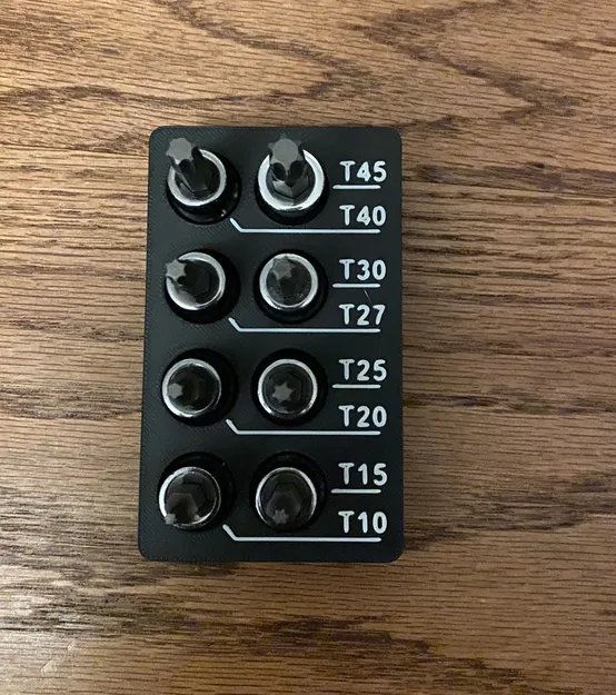 Tổ chức bộ đầu Torx 3/8" Drive với 4 biến thể khác nhau - Image 1