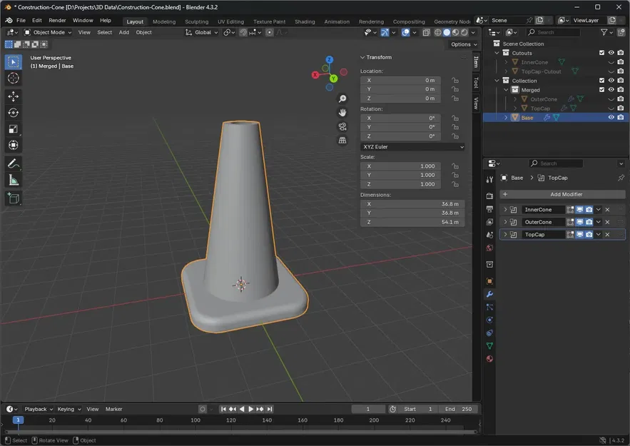 Nón Giao Thông Mini - Image 3