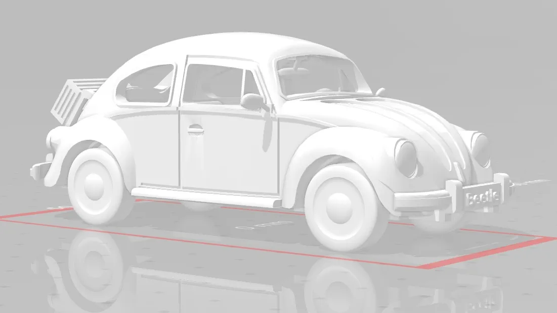 Mô hình VW Beetle có động cơ tỉ lệ 1:45 của Ed van der Heijden - Image 4